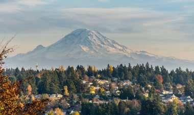 Sonbahar Evleri ve Dağ 5