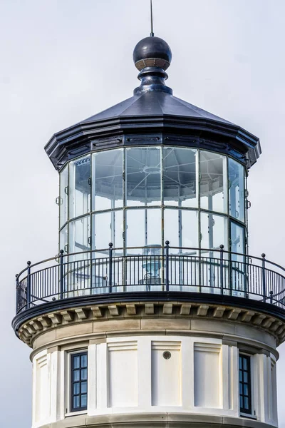 Una Vista Parte Superior Faro Parque Estatal Cape Disappointmnet — Foto de Stock