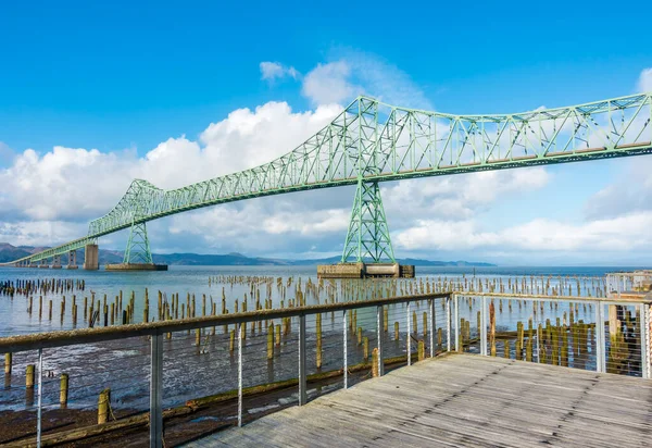 Uitzicht Astoria Megler Brug Astoria Oregon — Stockfoto