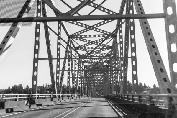 View South End Astoria Megler Bridge Oregon State — Stock Photo, Image