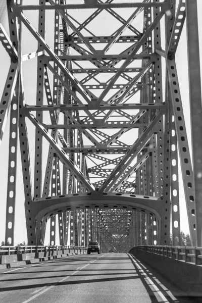 Una Vista Del Extremo Sur Del Puente Astoria Megler Estado —  Fotos de Stock