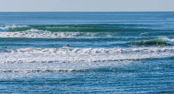 Waves Suitable Surfing Roll Westport Washington — стоковое фото