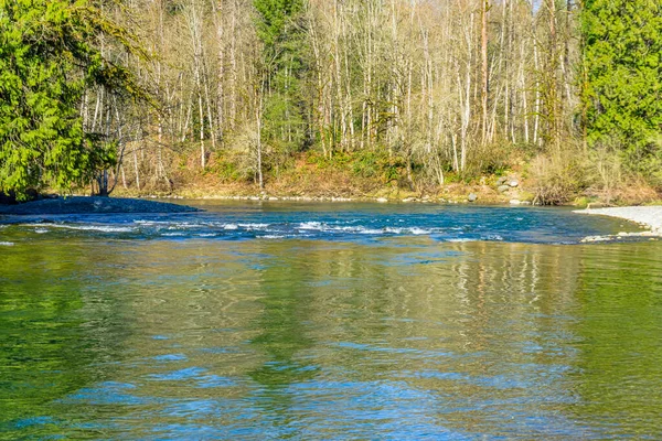 Вид Зелену Річку Поблизу Оберна Штат Вашингтон — стокове фото