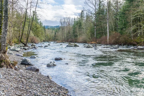 Der Green River Fließt Kanaskat Palmer State Park Bundesstaat Washington — Stockfoto