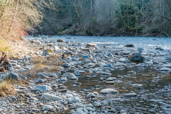 Rotsen Langs Kust Van Green River Staat Washington — Stockfoto