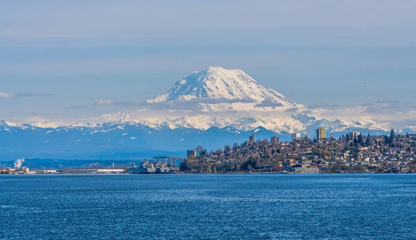 Blick Auf Die Küste Ruston Bei Tacoma — Stockfoto