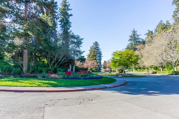 Ein Garten Eingang Zum Seward Park Seattle Washington — Stockfoto