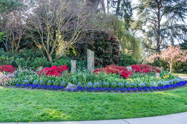 Сад Біля Входів Парку Сьюард Сіетлі Штат Вашингтон — стокове фото