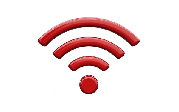 Símbolo de red inalámbrica Wi Fi — Foto de Stock