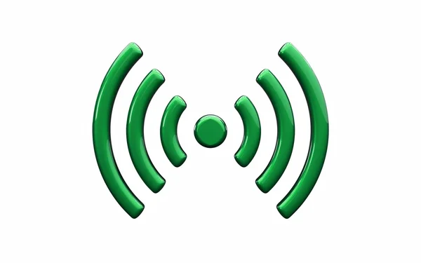 Symbol für drahtloses Wi-Fi Netzwerk — Stockfoto