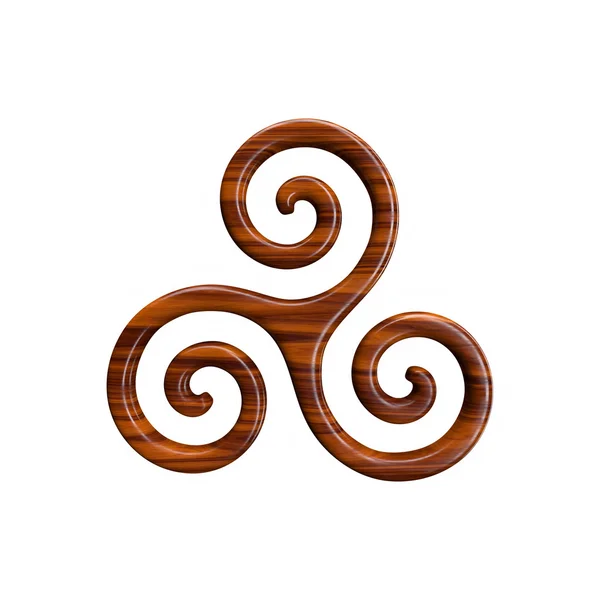 triskel simgesi 3D çizimi 