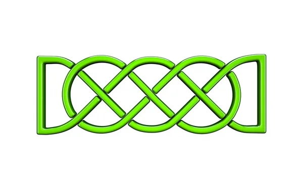 3d иллюстрация кельтского узла — стоковое фото