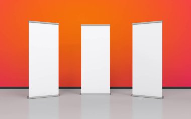 Boş silindir afiş kümesi