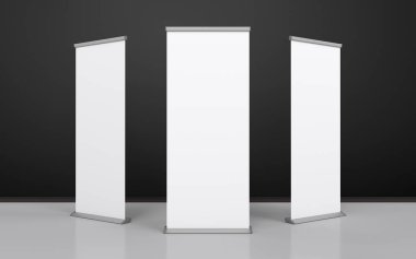 Boş silindir afiş kümesi