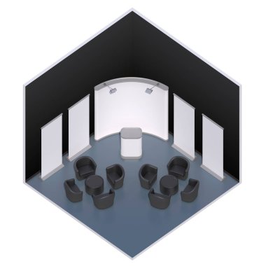 İzometrik Fuar standında standı