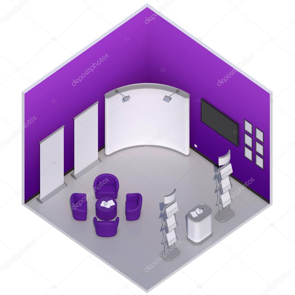Trade exhibition stand
