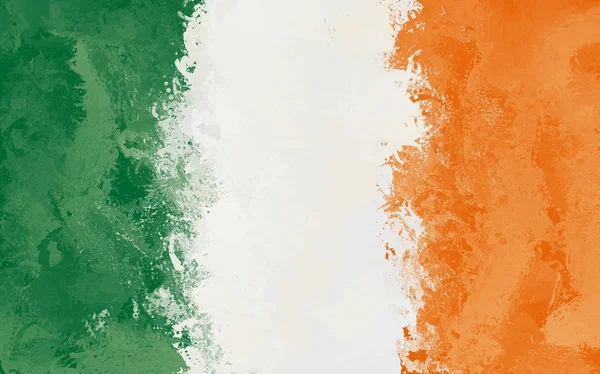 Irlanda bandeira grunge — Fotografia de Stock