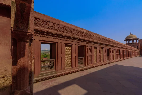 Jahangiri mahal palace in agra fort, was built in 11th century,india — Stock Photo, Image