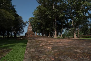 Antik pagoda adlı Wat pha sak Tapınağı, Chiang saen, Tayland