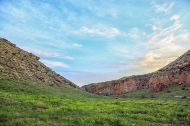 Cennet, dünya, şömineler, çimenler, manzara çiçekler yanıyor.