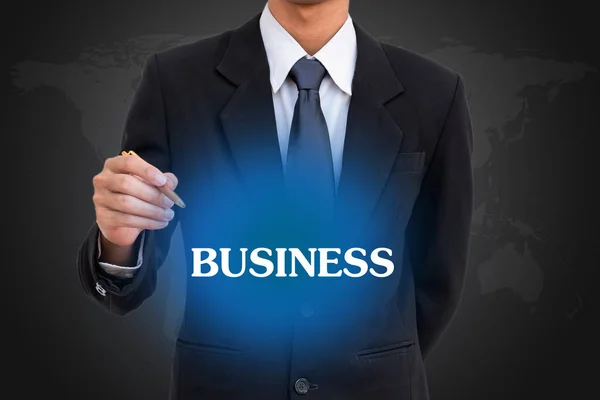 Businessman Select Escolha Empresa Recurso System Símbolo Humano — Fotografia de Stock