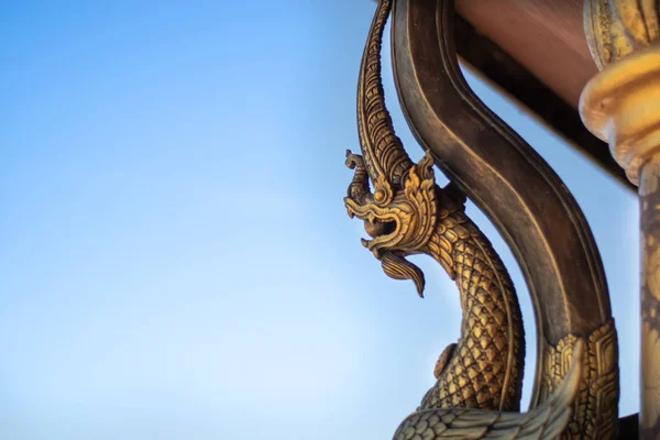 Dragón Tailandés Rey Serpiente Nagas — Foto de Stock