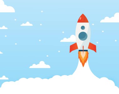 İşinizi geliştirmek için bir iş planı oluşturun. Web sitesi ve mobil web sitesi için modern düz tasarım konsepti.