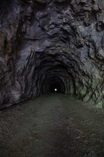 Old tunnel at the Malta High Alp Street, Carinthia, Austria