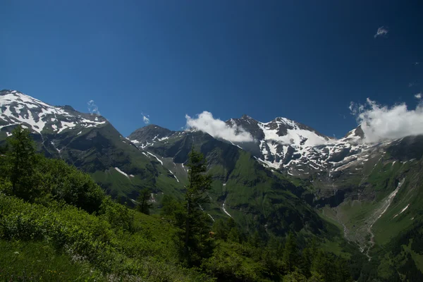 Landschap aan de Grossglockner hoog alpiene Road, Oostenrijk — Stockfoto