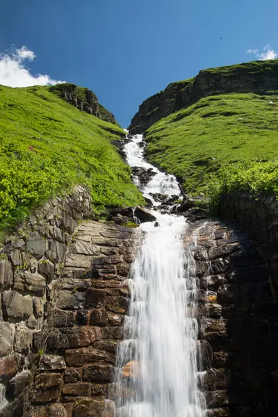 Krajina v the Grossglockner vysoké alpské silnice, Rakousko — Stock fotografie