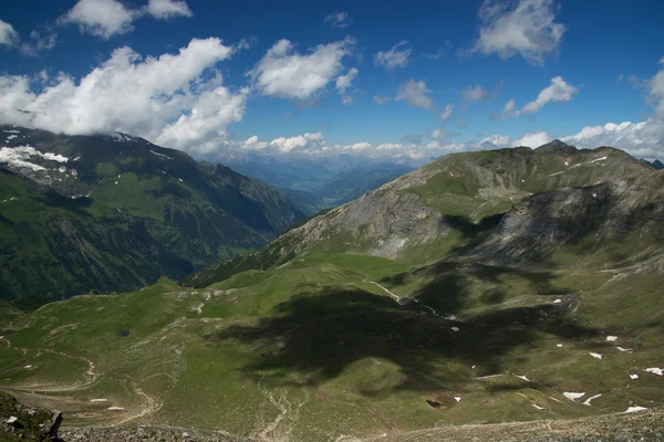 Manzaraya Grossglockner yüksek Alp Road, Avusturya — Stok fotoğraf