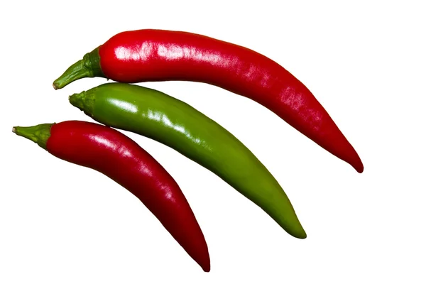 Chili rojo y verde —  Fotos de Stock