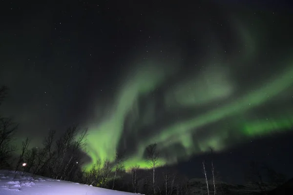 Aurora Borealis, Norveç — Stok fotoğraf