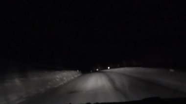 Gece sürücü Troms, Norveç