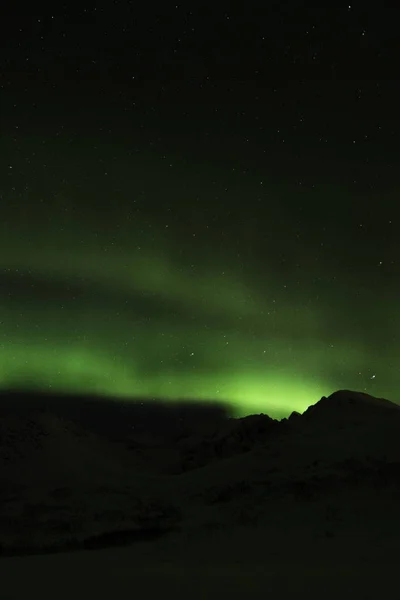 Luces boreales cerca de Tromso, Noruega —  Fotos de Stock