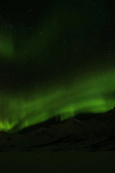 Luces boreales cerca de Tromso, Noruega —  Fotos de Stock