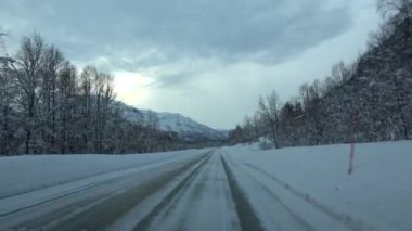 Narwik, Norveç'e E6 yönünde sürücü