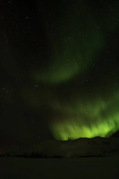Luces boreales cerca de Tromso, Noruega —  Fotos de Stock