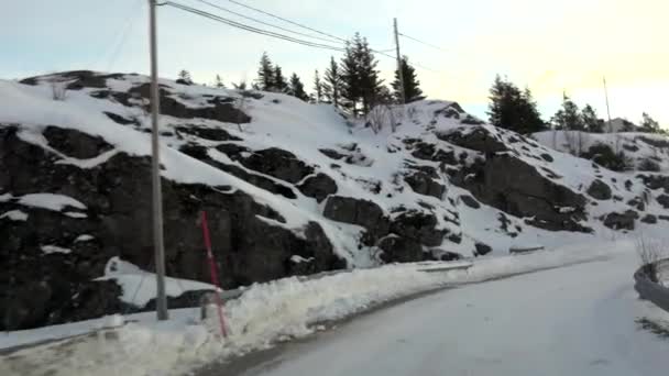 Dirija de A, Lofoten, Noruega — Vídeo de Stock