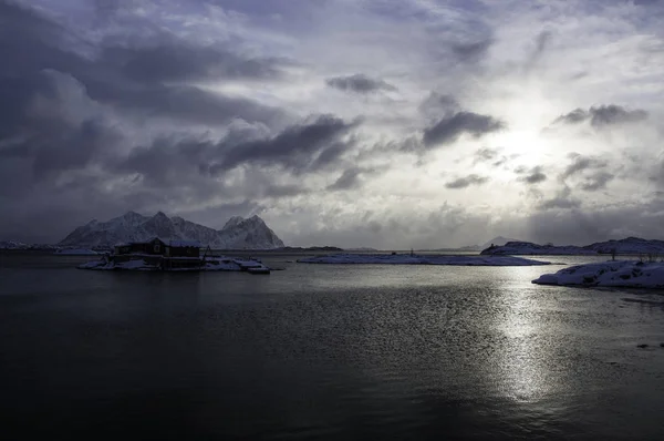 stock image Svolvaer at the Lofoten, Norway