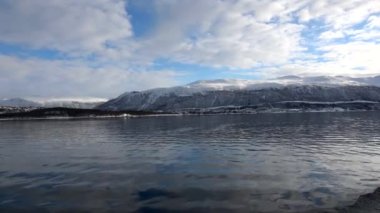 Atlantik tarafından Tromsoe, Norveç