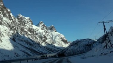E10 yönünde Harstad, Norveç için sürücü