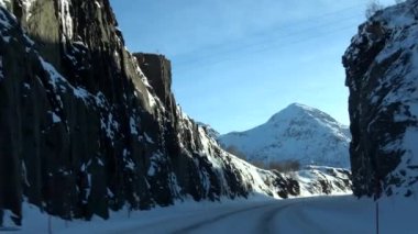 E10 yönünde Harstad, Norveç için sürücü