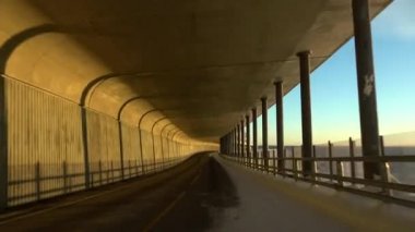 Lofoten, Norveç Flakstad üzerinde sürücü