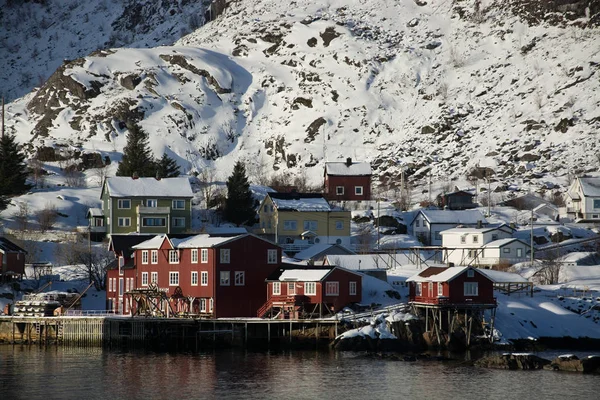 Village A, Lofoten, Noruega — Foto de Stock