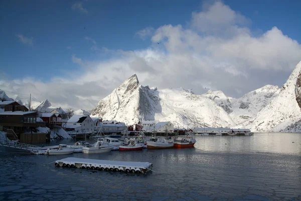 Matin à Hamnoya au Lofoten, Norvège — Photo