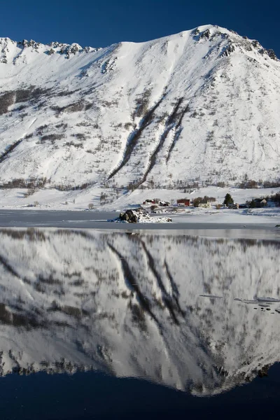 Jezioro Knutstad, Norwegia — Zdjęcie stockowe