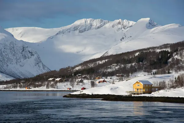 Regionie Troms, Norwegia — Zdjęcie stockowe