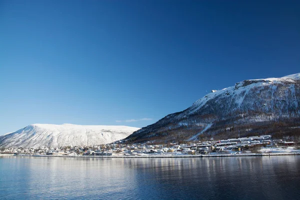 Χειμώνα σε Tromsoe, Νορβηγία — Φωτογραφία Αρχείου