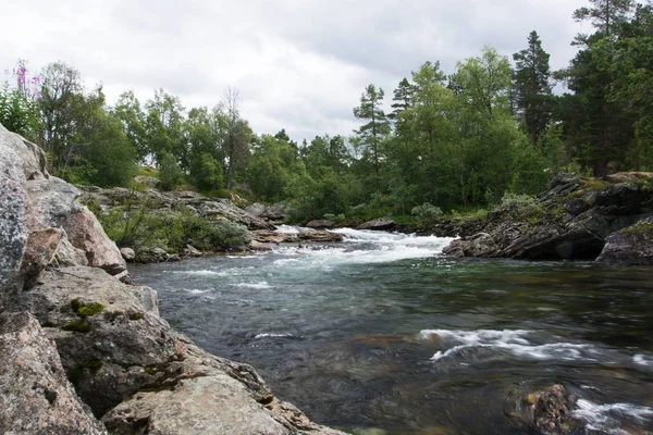 River Rauma, Oppland, Norway — Stockfoto